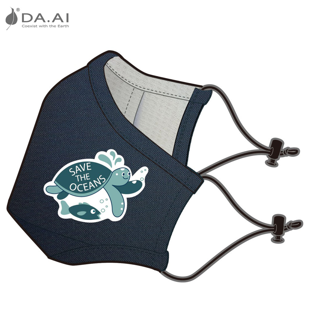 Eco Cloth Face Mask - Save The Ocean │ DAAI Technology